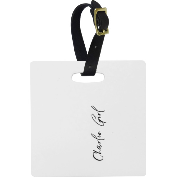 Custom Design - Personalized Square Luggage Tag