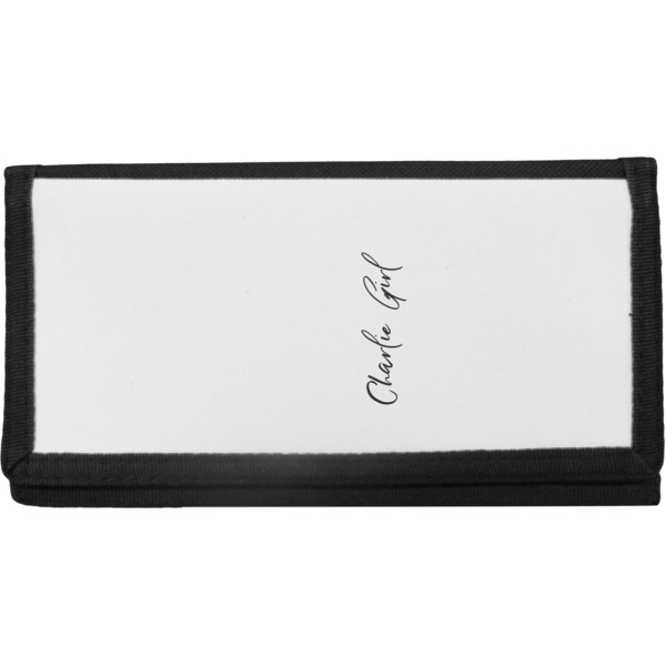 Custom Design Your Own Canvas Checkbook Cover