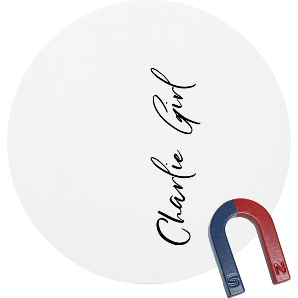 Custom Design Your Own Round Fridge Magnet