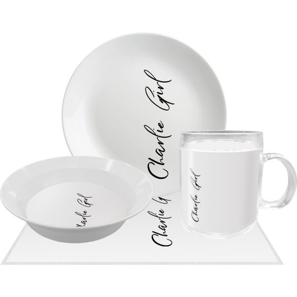 Custom Design - Dinner Set - 4pc