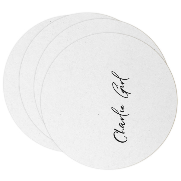 Custom Design Your Own Round Paper Coasters