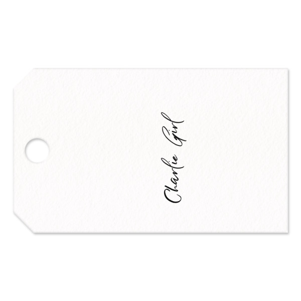 Custom Design - Gift Tag - 3" x 5" - Front