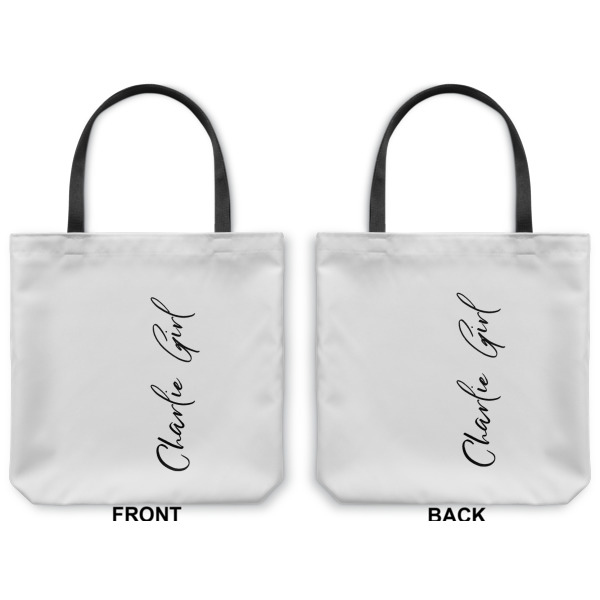 Custom Design - Canvas Tote - Front and Back