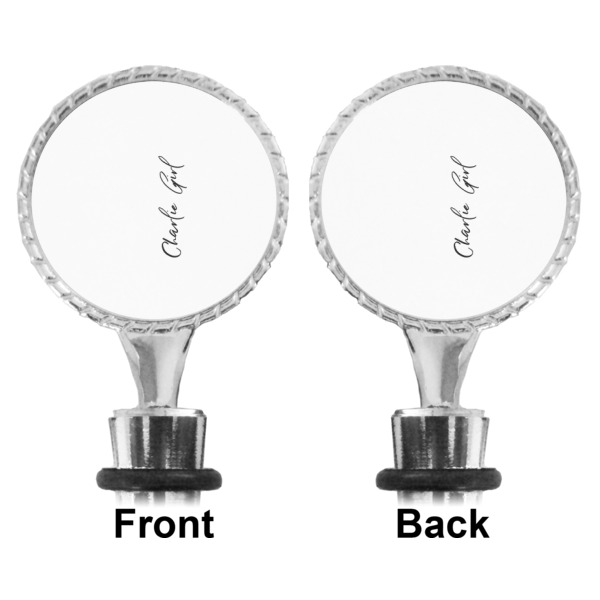 Custom Design - Bottle Stopper - Front and Back