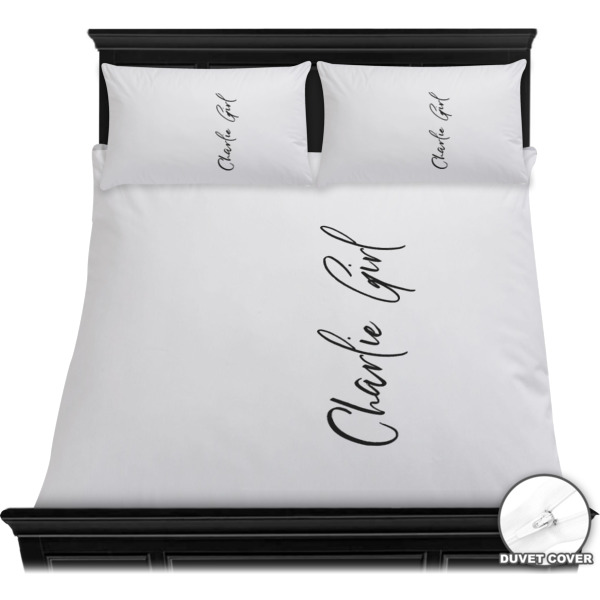 Custom Design - Bedding Set - Queen - Duvet - On Bed