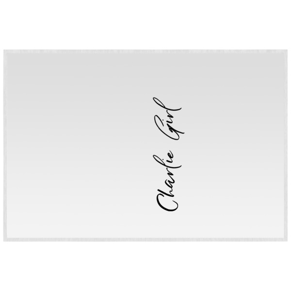 Custom Design - Laminated Placemat - Back