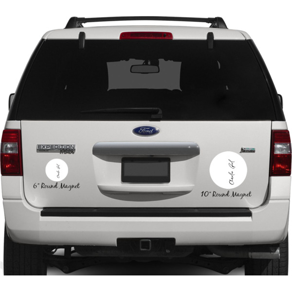 Custom Design - Personalized Car Magnets on Ford Explorer