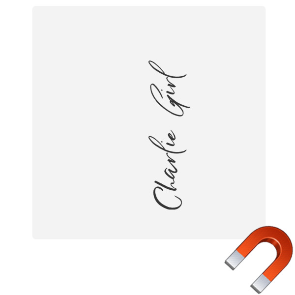 Custom Design Your Own Square Car Magnet - 6"