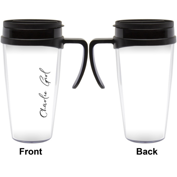 Custom Design - Travel Mug with Black Handle - Approval
