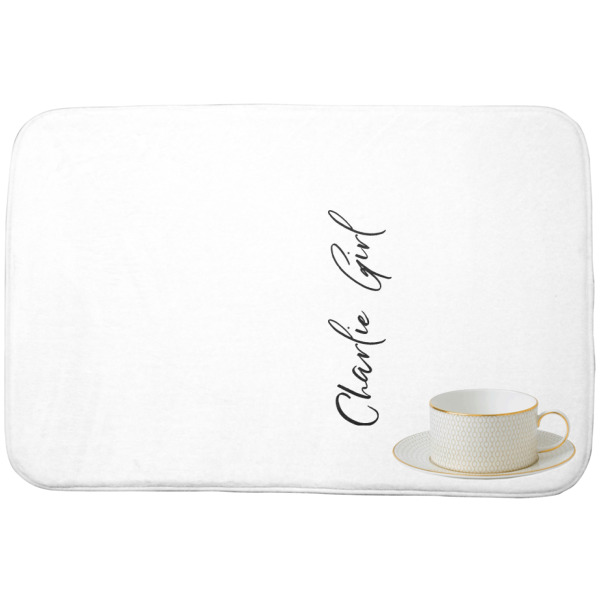 Custom Design - Dish Drying Mat - with cup
