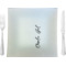 Design Your Own 9.5" Glass Square Lunch / Dinner Plate