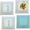 Design Your Own Glass Square Lunch / Dinner Plate 9.5" - Set of 4