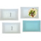 Design Your Own Glass Rectangular Lunch / Dinner Plate - Set of 4