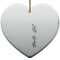 Design Your Own Heart Ceramic Ornament