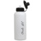 Design Your Own Water Bottles - Aluminum - 20 oz - White