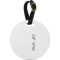 Design Your Own Plastic Luggage Tag - Round