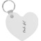 Design Your Own Heart Plastic Keychain