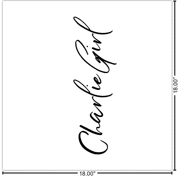 Custom Design Your Own Cabinet Decal - Medium