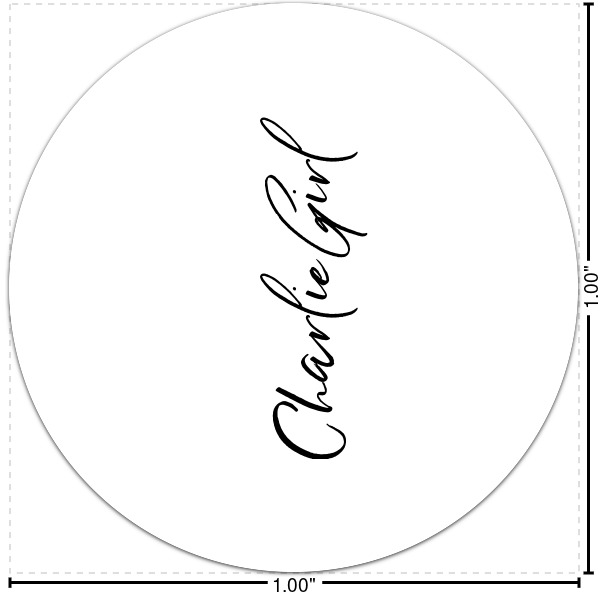 Custom Design Your Own Multipurpose Round Labels - 1"