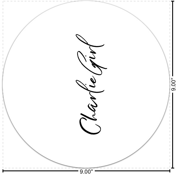 Custom Design Your Own Round Decal - Small