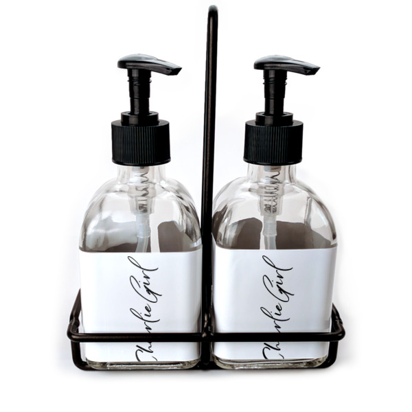 Custom Design Your Own Glass Soap & Lotion Bottles