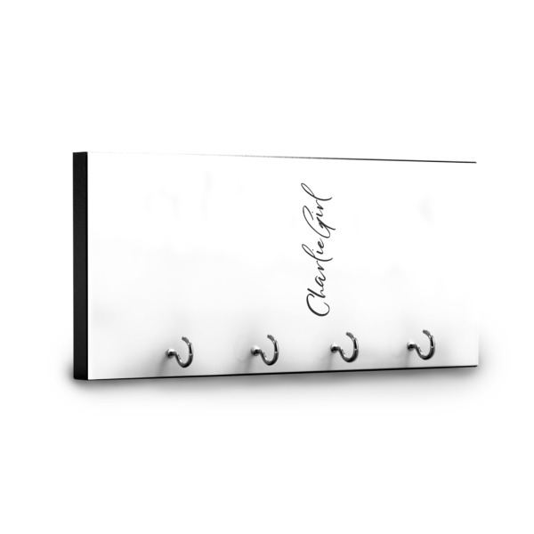 Custom Design - Key Hanger - Front View with Hooks