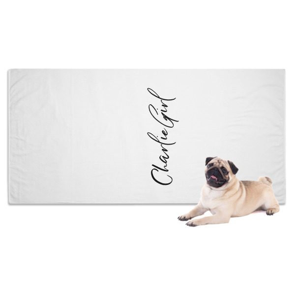 Custom Design Your Own Dog Towel