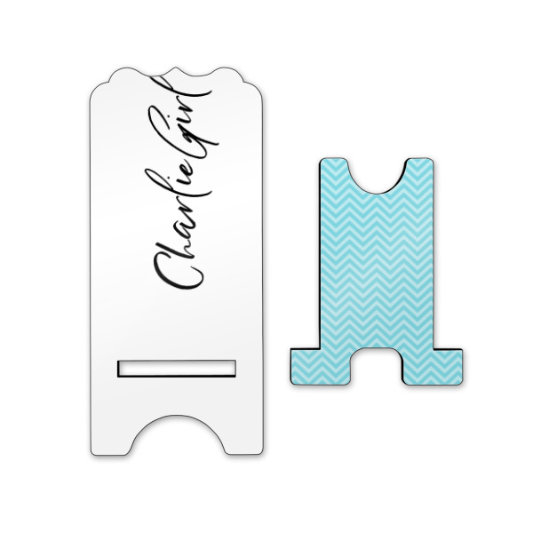 Custom Design - Stylized Phone Stand - Front & Back - Small