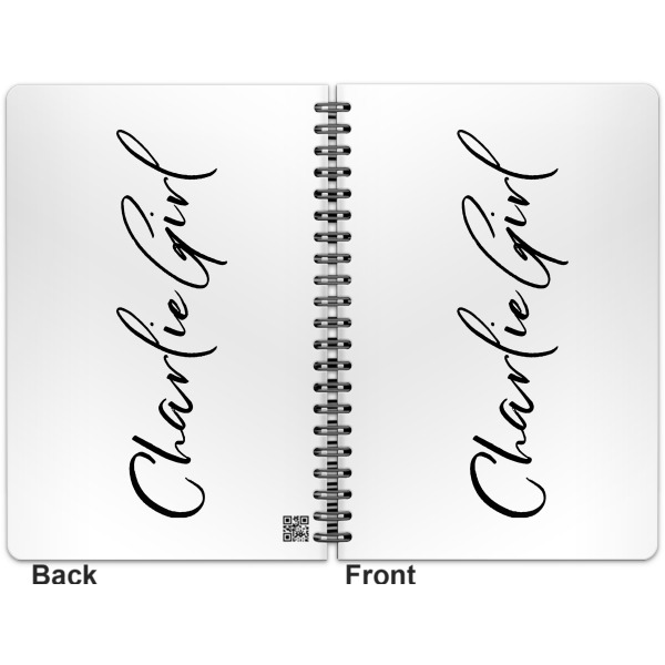 Custom Design - Spiral Journal 7 x 10 - Apvl