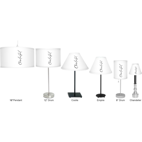 Custom Design - Lamp Full View Size Comparison