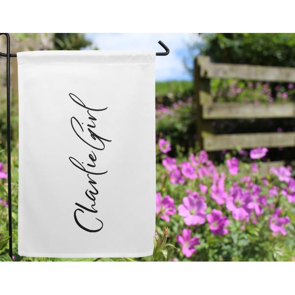 Custom Design - Garden Flag - Outside In Flowers