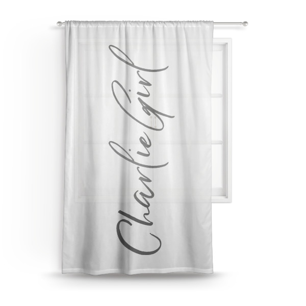 Custom Design Your Own Sheer Curtain