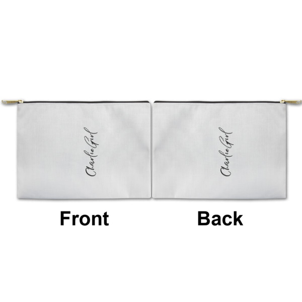 Custom Design - Small Zipper Pouch Approval (Front and Back)