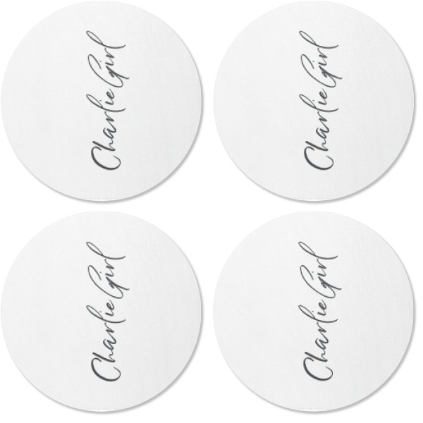 Custom Design - Coaster Round Rubber Back - Apvl
