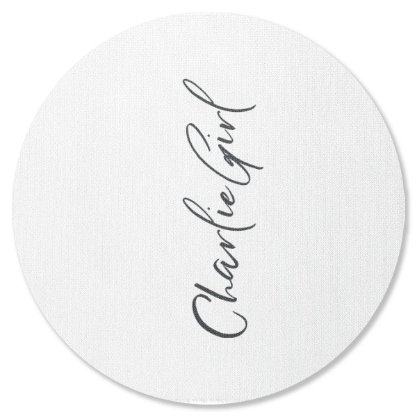 Custom Design - Round Coaster Rubber Back - Single