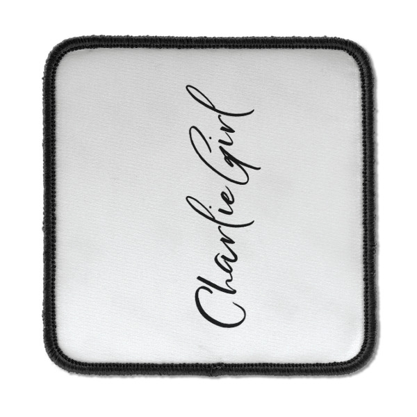 Custom Design - Iron On Patch -  Square - Front