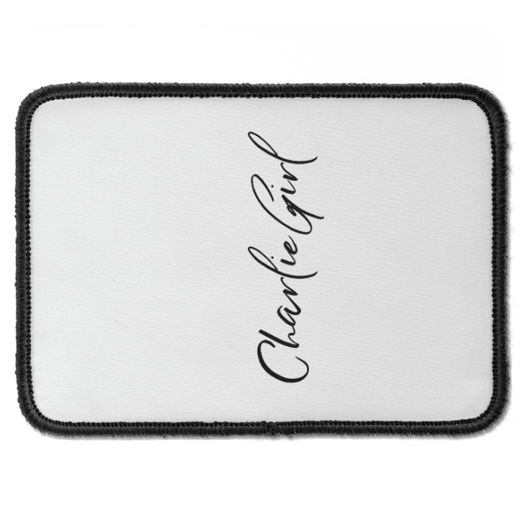 Custom Design - Iron On Patch - Rectangle - Front