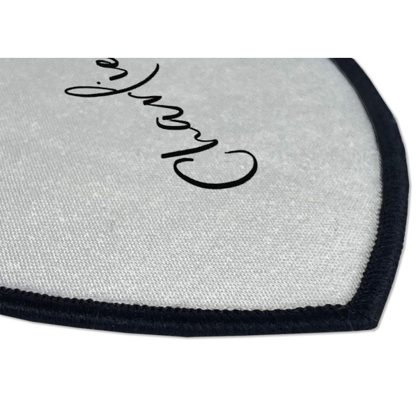 Custom Design - Iron On Patch - Shield - Style B - Closeup