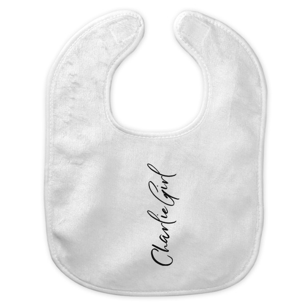 Custom Design - Bib - Velour - Flat Approval