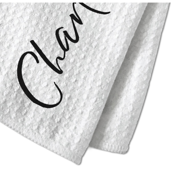 Custom Design - Waffle Weave Towel - Closeup of Material Image