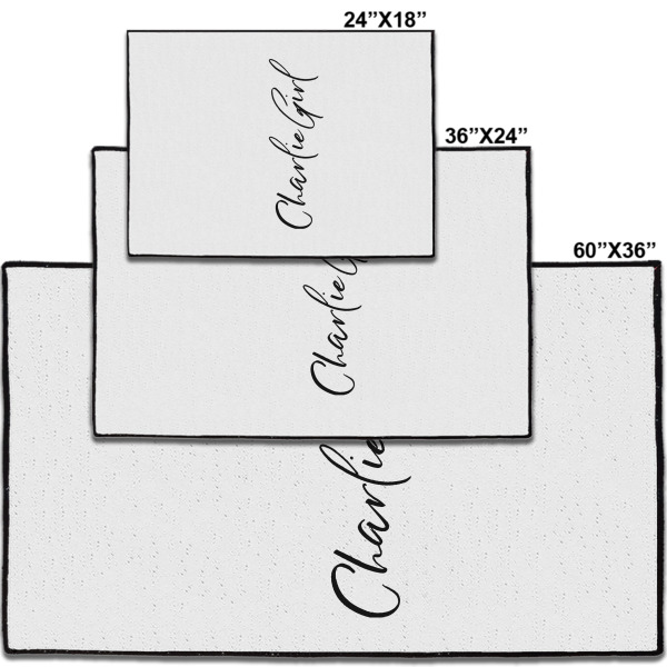 Custom Design - Door Mats - Size Comparison