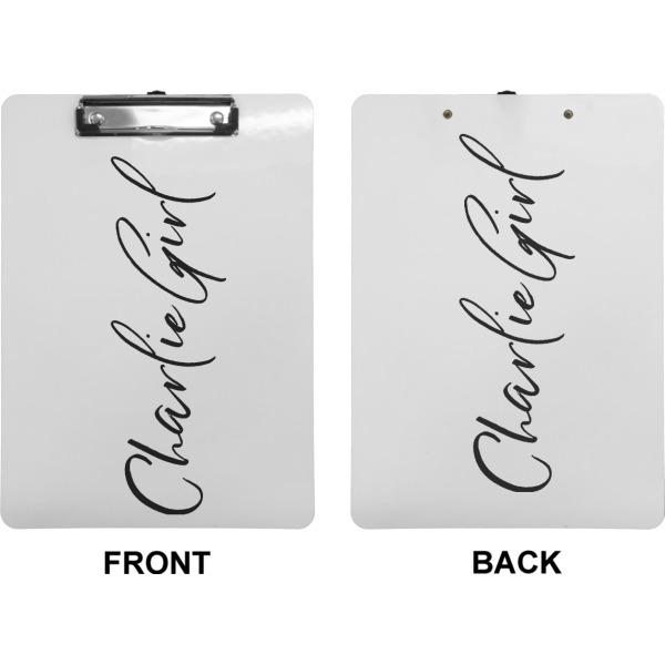 Custom Design - Clipboard (Letter) (Front + Back)
