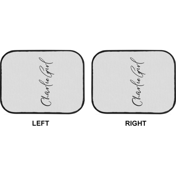 Custom Design - Car Floor Mats (Back Seat) (Approval)