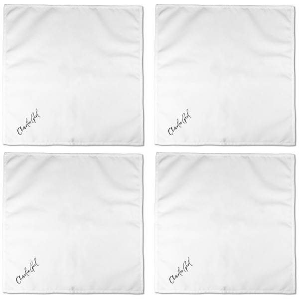 Custom Design - Cloth Napkins - Personalized Dinner (APPROVAL) Set of 4
