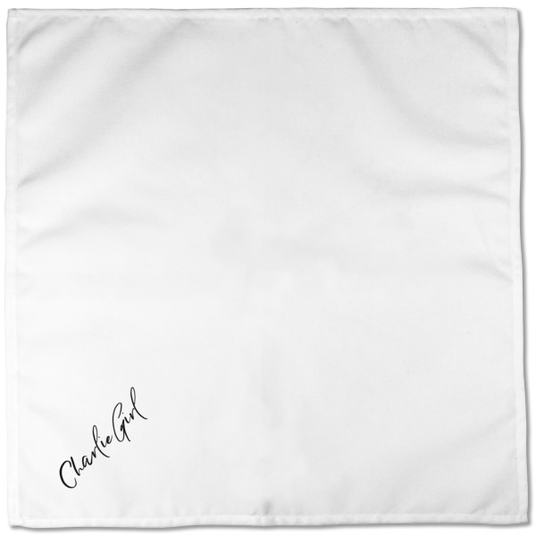 Custom Design - Cloth Napkins - Personalized Dinner (Full Open)