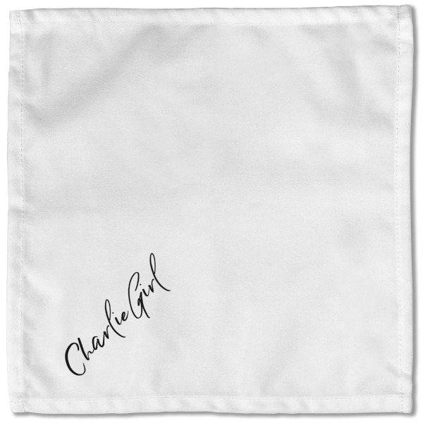 Custom Design - Cloth Napkins - Personalized Lunch (Single Full Open)
