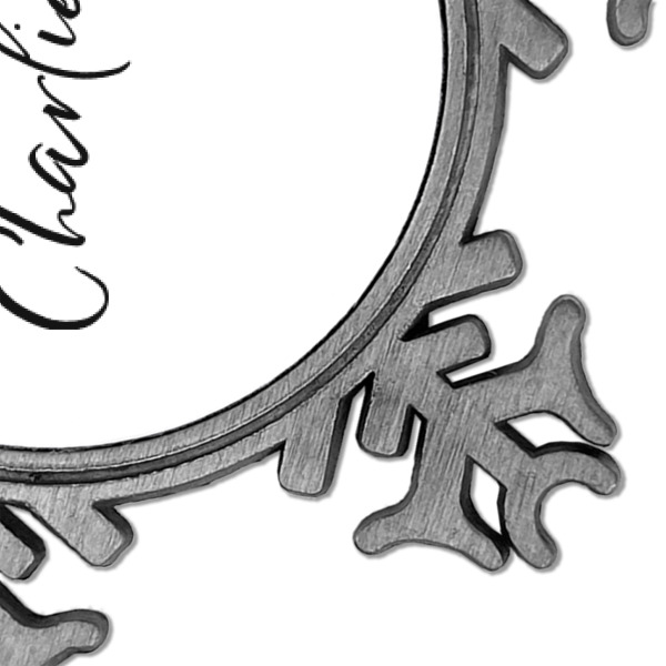 Custom Design - Vintage Snowflake - Detail