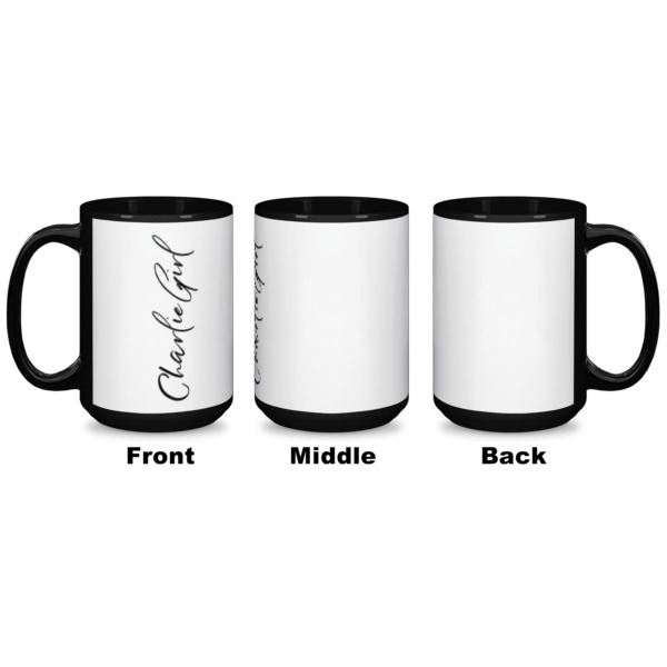 Custom Design - Coffee Mug - 15 oz - Black APPROVAL