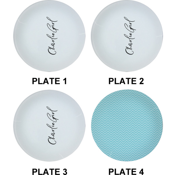 Custom Design - Set of Appetizer / Dessert Plates (Approval)