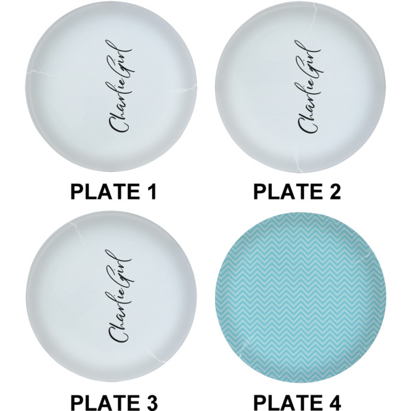 Custom Design - Set of Lunch / Dinner Plates (Approval)